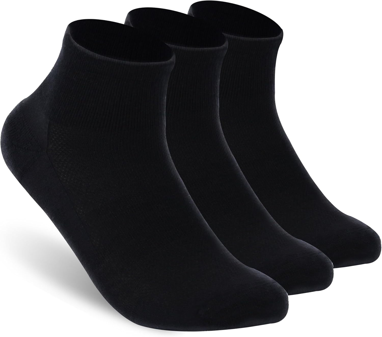 Merino Wool Ankle Socks, Men'S Women'S 90% Wool Athletic Thin Running Moisture Wicking Socks, 3 Pairs