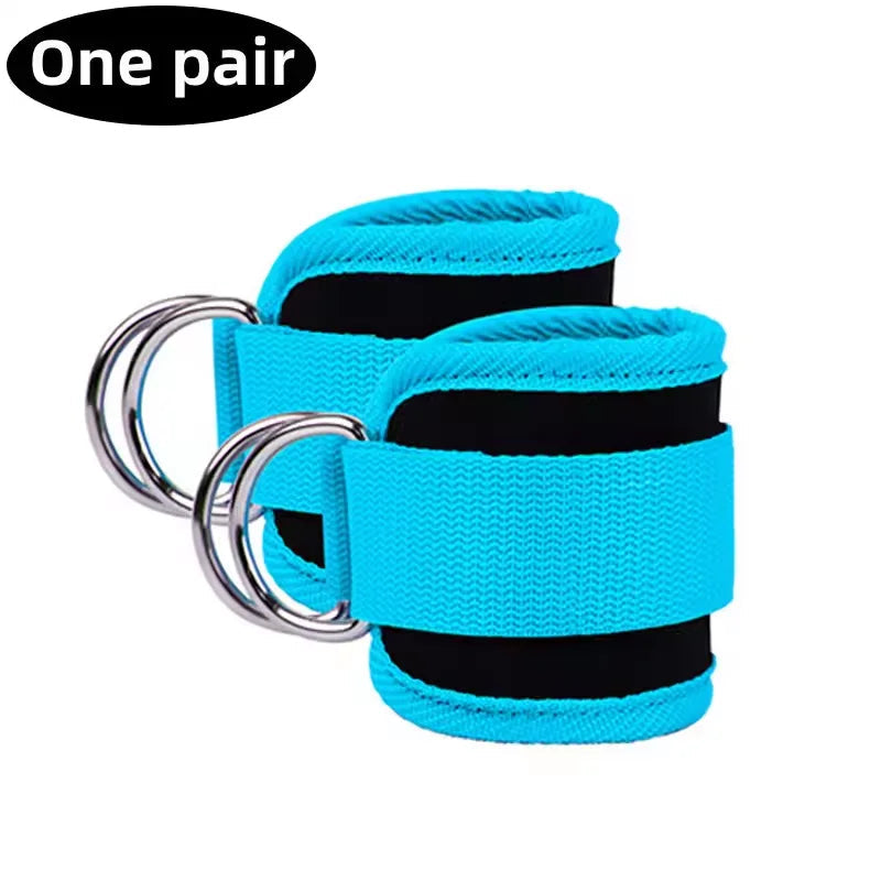 Ankle Resistance Bands with Cuffs for Women & Men - 3-Level Adjustable Leg & Glute Workout Equipment, Portable Home Gym Exercise Bands for Kickbacks, Hip Thrusts, Yoga, Strength Training