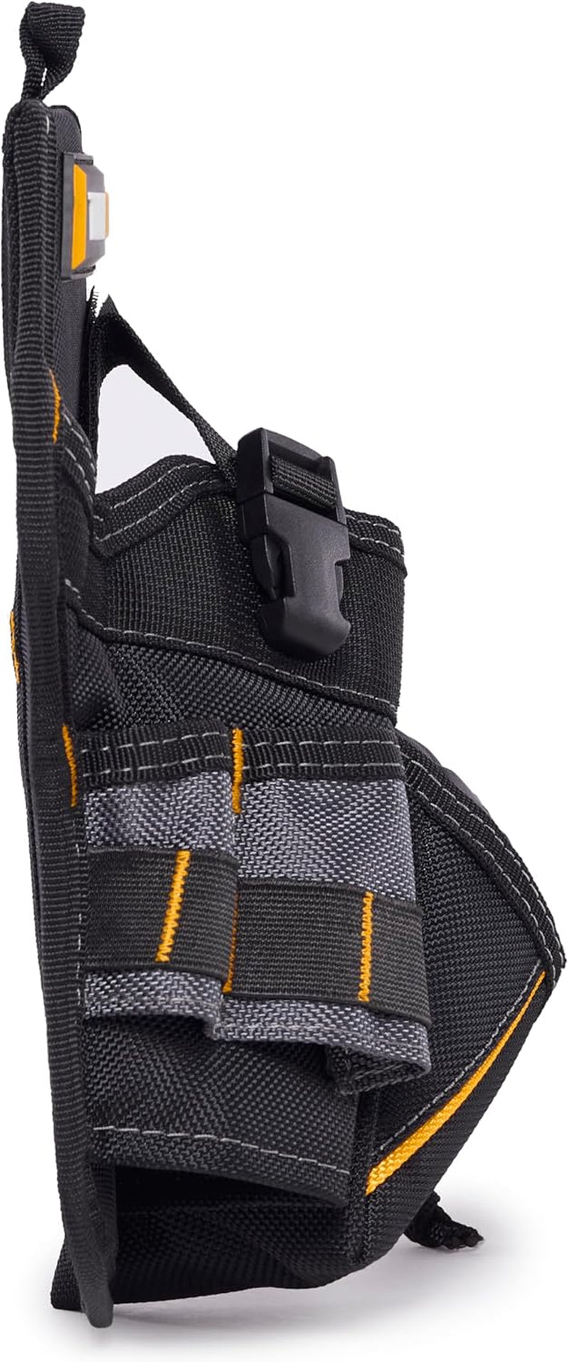 – Drill Holster, Heavy-Duty Tool Holster, Adjustable Safety Strap, Bit Pockets, and Rugged 1680D Reinforced Construction for Secure Drill Storage on the Jobsite (TB-220-B)