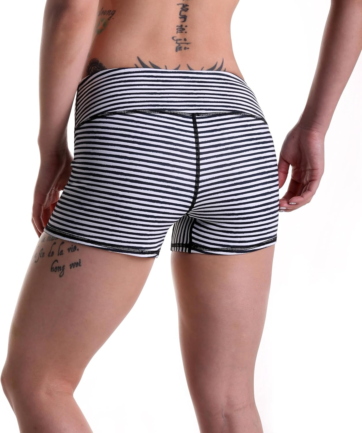 Women'S 3" Athletic Workout Volleyball Running WOD Compression Shorts