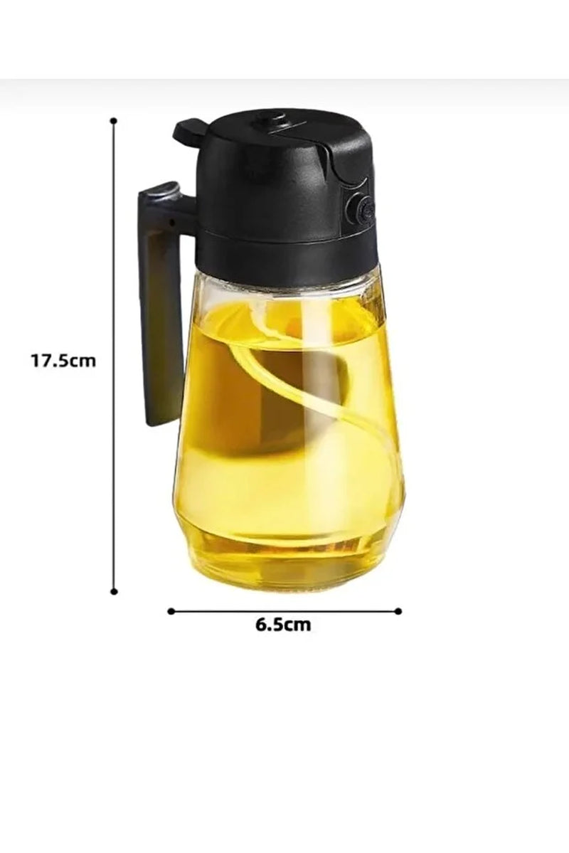 Glass Oil Spray Bottle Airfryer Oil Sprayer Kitchen Organizer and Cooking Oil Dispenser